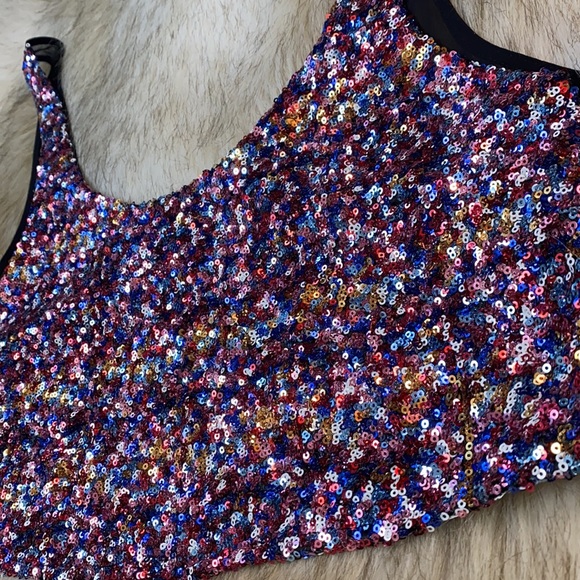 Ladakh Cropped Sequin Sheer Top - Picture 6 of 11